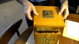 Heron's Box - Secret Lock Locking Opening Puzzle Box Mechanical Mechanism