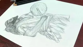 Kantara chapter-1 sketch /  Full outline tutorial ✏️🔥🔥