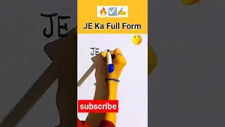JE ka full form kya hota hai💯☑️ || JE ka full form #engineering  #viral #shots