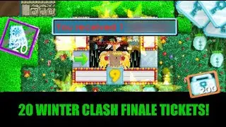 Growtopia - USING 20 WINTER CLASH FINALE TICKETS | SUNBLADE!?