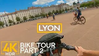 Short Virtual Tour in the Culinary Capital of France - 4K HDR City Bike Ride in LYON - #2