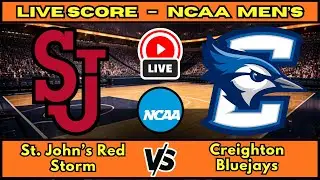 🔴 St. John&rsquo;s Red Storm vs Creighton Bluejays | NCAA Men&rsquo;s Basketball | Live Score Update Jan 10