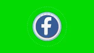 Intro facebook Logo Green screen Full HD Logo Animation facebook