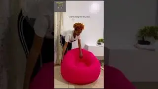 inflatable Bean bag&hearts;️#hiking #hikingandcamping #adventure #sofa