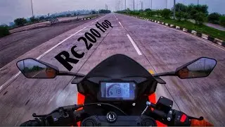 KTM RC 200 moto gp top speed test