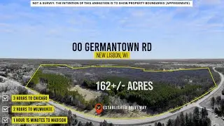 162 ACRES LAND in NEW LISBON WISCONSIN - Whitetail Land Real Estate Video Tour HUNTING & RECREATION