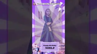 NIHLA MOL SUPER BIRTHDAY SONG|KANDAL MADAMTHULLUM|THAMEEM ONLINE MUSIC|9207801270|