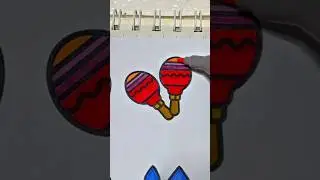Fall Asleep Fast - Satisfying ASMR ~ Maracas 🪇 #asmr #satisfying #coloring #reversevideo #relaxing