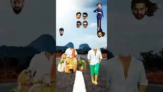allu arjun vs ram charan 🤣🤣 funny face change #wrongheads #funnyface #shorts