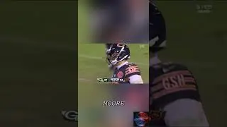 Bears' TOUCHDOWN PASS TO DJ MOORE! Wild Celebration! #shorts