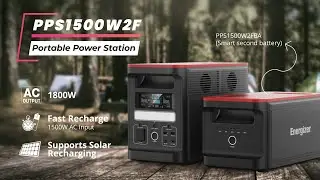 Energizer&reg; PPS1500W2F : Portable Power Station with 1500Wh, Versatile Charging Options.