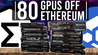 Я закончил майнинг Эфириума! Вывод 80 графических процессоров из Ethereum! | Отличная миграция хэшрейта