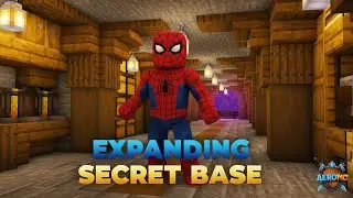 Expanding Secret Base in Public LifeSteal Server #minecraft  #java #pe #bedrock #lifesteal #server
