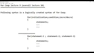 Loops Part-10