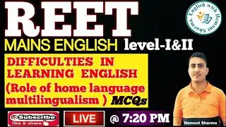 Language Learning Difficulties MCQs
