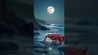 Crab by Moonlight: Nature&rsquo;s Quiet Beauty