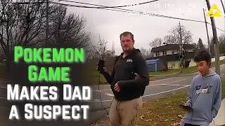Папа, играющий в Pok&eacute;mon Go с сыном, был остановлен самодовольным полицейским!