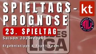 Bundesliga Prognose 23. Spieltag - Ergebnistipps, Top11-Aufstellung, Kicker Manager, Hot take