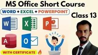 MS Office Course Class 13 | Complete Office Training in Urdu