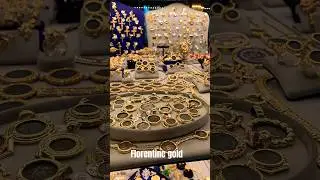 Florentine gold , Italy #italia #italy #gold #goldmarket #goldjewellery #jewellery #florence