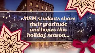 Season's Greetings from Manhattan School of Music!
