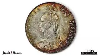 GREAT BRITAIN. Florin (2 Shillings), 1887. London Mint. Victoria. PCGS MS-63.