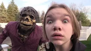 ZOMBIE IN OUR HOUSE. (SCARY)