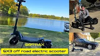 Electric Dirt Scooters - 30-Mile Off-Road Adventure with the GOTRAX GX3