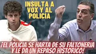 Un diputado NI&Ntilde;ATO del PSOE INSULTA a este POLIC&Iacute;A invitado por VOX y &eacute;l lo MANDA CALENTITO A CASA👏🏻