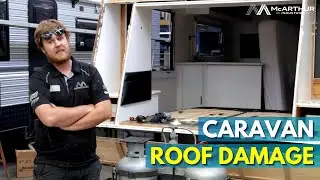 Caravan Roof Damage, BEWARE