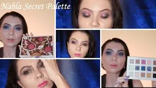 Обзор Nabla SECRET PALETTE. Свотчи. Примеры макияжа