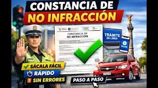 ¿COMO SACAR LA CONSTANCIA DE NO INFRACCION DEL ESTADO?