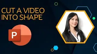 How to change a video shape in PowerPoint|How to crop a video in a shape