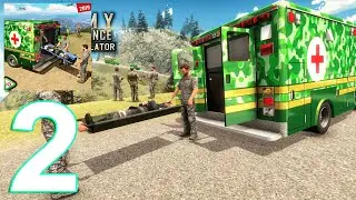 US Army Ambulance Driving Rescue Simulator 2020 Gameplay Walkthrough Part 2 (IOS/Android)