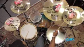 Sims Music Sabian Cymbal Demo