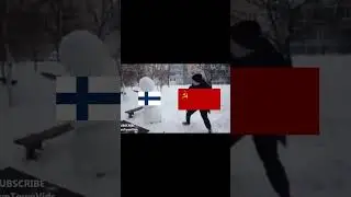 Soviet and Finland in a Nutshell #countryballs #funny