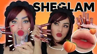 NUEVOS LABIALES DE AGUA? 💦 TINTA DE LABIOS DE SHEGLAM 🫦CON TEXTURA ATERCIOPELADA.