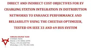 DIRECT-INDIRECT-COST OBJECTIVE-EV CHARGING STATION INTEGRATION-ENHANCE PERFORMANCE-CHEETAH OPTIMIZER