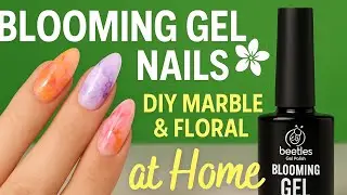 Beetles Blooming Gel 15ml &ndash; UV/LED Clear Gel for Marble, Floral, Watercolor Effects &ndash; Soak Off Nail