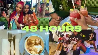 Travel Vlog | 48 Hours In Miami, V-Day 2025, 5 Star Dinner, Canceled Flight + more | Tiahna Nicole