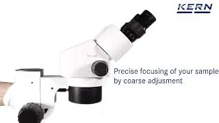 The stereo zoom microscope with integrated LED ring illumination and large zoom range | OZL 45R