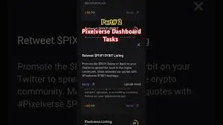 How to Complete Pixelverse dashboard tasks and Wallet connect #pixelverse #pixelverseairdrop #pixfi