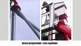 Przenośnik kubełkowy przenośnik redlerowy kosz przyjęciowy Kruszyna Kbks Poland
