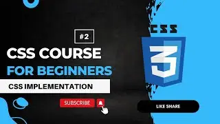 css implementation in html || how to use css in html? #2