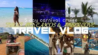 5 DAY CARNIVAL CRUISE VLOG 🛳:  Turks and Caicos & Amber Cove | atvs, clubbing, beach day & more