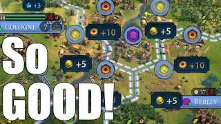 Germany CRUSHES the mid game in Civ VI!