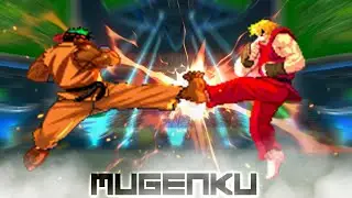 The powerful Ryu from another universe! Upper Ryu vs Daigo Ken Master. Mugen Multiverse