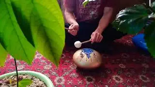 глюкофон Шива 22 см. самоиграющий глюкофон. steel tongue drum Shiva 9