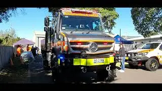 Light demo on SES Unimog truck