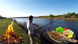 PESCA Y COCINA EN R&Iacute;O LLENO DE PECES, ME VUELVO LOCO, CATCH AND COOK